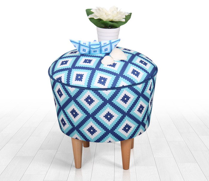 Atelier Del Sofa Sky v3 - Azul y Blanco